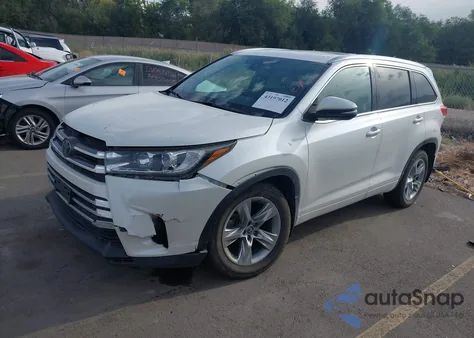 2019 Toyota Highlander Limited z USA, uszkodzony, nr VIN 5TDDZRFH8KS934464